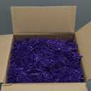 Hampton Distribution Purple Crinkle Paper Filler, 2lb Shredded Paper For Gift Baskets, Basket Filler for Birthdays, Weddings, Showers & Holidays