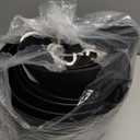 Utopia Home - Plant Pots Indoor with Drainage - 7/6.6/6/5.3/4.8 Inches Flower Pots for Indoor Planter - 5 Pack Plastic Planters - Ideal for Stocking Stuffers or Home Christmas Decorations - Black