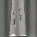 2 x Tenceur Large Easter Bunny Window Clings, Cute 12 x 35.4 Inches Spring Watercolor Bunny Rabbit Window Stickers for Glass Home or Holiday Easter Party Supplies, 3 Sheets