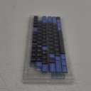 dagaladoo Low Profile keycaps for Mechanical Keyboard,Double Shot Key caps,PBT mx Gaming keycap Set,Dark Blue/Black/Light Blue Custom Key caps for Cherry Gateron MX Switches60% 65% 75% 96% 100%