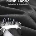 Boladeci Men's Golf Polo Shirts Short Sleeve Performance Quick Dry Breathable Work Business Casual Shirts (Black, L)