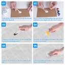 Marble and Granite Repair kit, Quartz Countertop Repair Kit for Chip Dents Cracks Holes Scratchs, Premium Marble Granite Quartz Laminate Formica Travertine Corian Stone Epoxy Filler