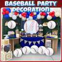 Bedwina Inflatable Baseball (Pack of 12) 16-inch, Baseball Beach Balls for Themed Party Decorations & Birthday Decor - Pool Ball Toys Party Favors & Goodie Bags Favors for Kids, Boys and Girls
