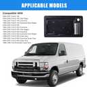 Exterior Door Handle for 1992-2007 Ford E150 E250 E350 E450 Econoline & More | Rear Right Cargo Handle with License Plate Tag Bracket Holder Housing, Replaces# 6C2Z-15434A20-AA