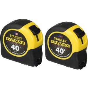 TAPE MEASUR FATMAX 40' Pack of 2 (Yellow, Black)