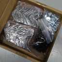 20Sets 1010, 10 Series Aluminum Extruded Profile Black Connector Brackets Kit, 20PCS 1010 Extrusion Profiles Bracket with 40PCS Drop in T Nuts and Screws