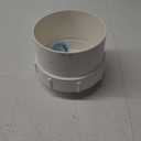 6" PVC Sewer Cleanout Cap, DWV Sewer Cleanout Cap Adapter with Plug for Drainage Pipe Fitting