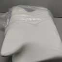 Cervical Neck Pillow for Sleeping Ergonomic Pillow Contour Neck Support Memory Foam Pillows for Back, Side Sleeper Pillows (Queen, Modern White)