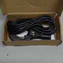 Ttnde 500W Utility De-Icer, Submergible Bird Bath Heater De-icer, Chicken Water Heater, Stock Tank Heater for Livestock Poultry Birds, Cows, Horses, Wildlife Drinkingwith 10FT Power Cord, Black