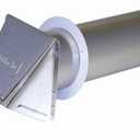 DiversiTech 650-001 Hood, Dryer Vent, Alum., 4 Inches