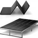 Bunkie Board 10MM, Folding Spring Box, Light and Thin, Breathable, Noise Minimizing, Moisture Resistant Bunkieboards,Bed Support Flat Noodles, King Size 76x80''