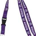 Desert Cactus Sacramento Kings Lanyard Keychain Detachable NBA Breakaway Snap Buckle National Basketball Association Car Keys ID Badge Holder (Lanyard 3)