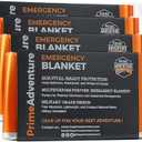 Prime Adventure Emergency Thermal Blanket (Pack of 5)