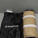 Kingcamp FLEXIREST Inflatable Sleeping Pad for Camping, No Sag PVC-Free High-Support Air Camping Mattress Single Twin Double Sleeping Mat for Car Tent Outdoor Glamping Cot Travel, 1100lbs Capacity (Single (79"x30"x2"))