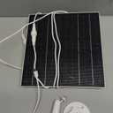 Solar Panel for Eufy Outdoor Camera, 5W Camera Solar Panel Charger Compatible with Eufycam, Continuous Power Supply, Solar Panel with 9.8ft Charging Cable, IP65 Waterproof, Adjustable Wall Mount