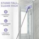 Snap Grip 2026 Upgraded Mini Mop, with 5 Non Scratch Wire Dishcloths (45.3in+10cloths)
