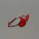 Christmas Dog Collars with Removable Red Flower, Small Dog Collar for Female Dogs