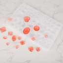 Penitue Resin Gem Molds, Multi-Purpose Silicone Molds Round Heart Teardrop Shape Resin Jewelry Making Kits for Earrings, Necklace, Pendants, Crafts