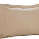 Todays Home Tailored Bed Pillow Shams, Cotton Blend Design, Standard, Mocha, 2-Pack