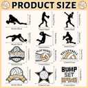 24 Pieces Large Size Volleyball Cutouts Volleyball Party Decorations 7-14 Inch Tall Sport Themed Gifts for Classroom Wall Bulletin Board Birthday Baby Shower Sport Decor