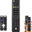 GE Universal Remote Control with Roku or Fire TV Streaming Remote Compartment, use with Samsung, Vizio, LG, Sony, Sharp, Apple TV, TCL, Smart TVs, Streaming Players, Blu-ray, DVD, 4-Device, 59046