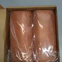 Gisafai 8" x 100 ft Copper Mesh Rodent Control Copper Wool for Slugs Rustproof DIY Hole Filler Pure Wire Mesh for Bat Snail Bird Pest Rodent Control Gap Blocker Fill Fabric Hole Gardening (2 Roll)