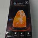 7 Inch Himalayan Salt Lamp with Dimmer Cord - Night Light Natural Crystal Rock Classic Wood Base Authentic from Pakistan