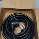 Kanayu 25ft 30A NEMA 6-30 Extension Cord, 6-30P Male Plug to 6-30R Female Receptacle Power Cord with Handle for Welder Compressor Heater, STW 10 AWG/3C, 250V, 7500W, ETL Listed