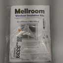 Window Insulation Kit 63inX63in(160X160cm) for Winter Keep Cold Out,cuttable Transparent Film 180 Thickness,Easy to Open for Ventilation,Reusable Plastic Clear Window wrap