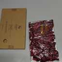 SIMISI RIBBON 24Pcs Burgundy Christmas Velvet Ribbon Bows Decorations Xmas Ornaments Vintage Decor for Tree, Wreath, Garland (3/8'' Width, 5 * 7 inch)