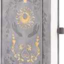 Dotted Journal Notebook for Women Men, Journals for Writing, A5 Aesthetic Dot Notebook for Work, Travel, School,190 Numbered Pages, 5.8x8.4 (Grey)