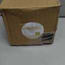 R-kay 100 Pack Clear Plastic Plates - 6.25 IN Hammered Gold Rimmed Sturdy, Durable And Extra Heavy duty Gold Plastic Dessert Plates Disposable - Ideal For Appetizer And And For Desserts.