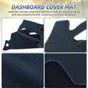 Dashboard Cover Dash Mat Pad Custom Fit for 1995-1996 Chevy Chevrolet Silverado C1500 C2500 C3500 K1500 K2500 K3500 Tahoe Suburban,GMC Sierra Yukon Suburban Pickup Truck (95-96 Navy Blue)