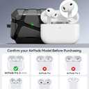 For AirPods Pro 3rd Case (2025 New),Secure Lock & Phone Stand Design Compatible with Airpods Pro 3 Generation Cover with Cleaner Kit-Balck