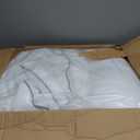 Homelike Moment Twin Comforter Duvet Insert - White Down Alternative Bed Comforter Twin Size, Lightweight Bedding Comforters Quilted Soft All Season with Coner Tabs White Square Embossed