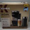 Keurig K-Caf Barista Bar Single Serve Coffee Maker and Frother, with 3 Brew Sizes, Hot and Cold Coffee Capabilities, 2oz Coffee Shot Button, Black