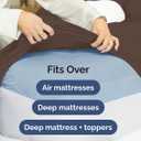 Extra Deep Cal King Sheet Set - 6 Piece Breathable and Cooling Sheets - Hotel Luxury Bedding for Women, Men, Kids & Teens - Easy Secure Fit - Soft, Wrinkle Free and Comfy - Extra Deep Pockets - Brown
