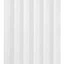 N&Y HOME Extra Long Shower Curtain Liner Fabric 72 x 80 inches, Hotel Quality, Washable, White Spa Bathroom Curtains with Grommets, 72x80