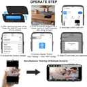 Smart Home Security Camera with Alarm Clock- 2.4G WiFi Wireless Full HD, Mini Cam Video Motion Detection & APP Remote View Capabilities & Night Vision