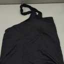 PINKMSTYLE Womens Padded Halter Tank Top with Bra Built in Double Lined Backless Top Cute Going Out Tops Black Large