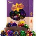 CHIWAVA 45PCS 1.6'' Mylar Balls Cat Toy Shiny Crinkle Ball Kitten Crackle Lightweight Play Assorted Color