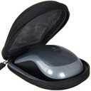 Hermitshell Travel Case Fits Logitech Wireless Mobile Mouse M185 M186 M187 (Black)