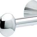 Delta Lahara (1-Pack) Toilet Paper Holder Polished Chrome Tissue Roll Holder for Bathroom Organization and Storage Pivoting Toilet Tissue Holder Wall Bathroom Accessories 73850