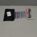 Worthofbest Hotfix Rhinestone Setter, Hot Fix Applicator Tool Bedazzler Kit with rhinestones, Kit, Hot Fixed Wand for Clothes Clothing Fabric Crafts, 5000 Pcs, AB Crystal, Clear, 3 Gems Sizes, Tips