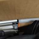 KingCamp Hammock Chair with Footrest  Heavy Duty Swinging Rocking Camping Chairs for Adults up to 400lbs, Folding Portable Oversized Rocker with Cup Holder & Pillow for Outdoor Beach Lawn RV Sports (Footrest Deluxe Black/Grey)