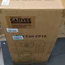 Garvee Heavy Duty 15 Gallon Gas Can Yellow, Fuel Caddy with Manual Fuel Transfer Pump, Portable Fuel Tank on Wheels with 10 ft Hose for Lawn Mowers, Cars, Boats, UTVs, Home and Farm Use