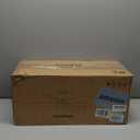 52 Inch Black Ceiling Fans with Lights and Remote, LED Low Profile Flush Mount Ceiling Fan for Bedroom, Living Room, with Quiet DC Motor, Dimmable 6 Speeds