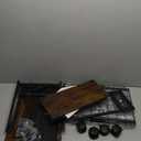 Homsorout Can Organizer for Pantry - Rolling Snack Cart, Multi-Layer Soda Can Organizer for Pantry, Mobile Beverage Storage Rack with Wheels, Versatile Metal Shelf for Kitchen and Office, Black Brown