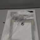 Ruacq Rechargeable Wall Mounted Makeup Mirror with Lights, Double Sided 1X/10X Magnifying Vanity Mirror with 3 Color Lights, Touch Screen Dimmable, 360° Rotation Extension Foldable Arm(Antique Brass)