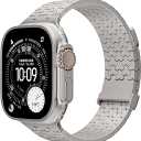 Y-Letter Magnetic Bands for Apple Watch Band 49mm 46mm 45mm 44mm 42mm, Stainless Steel Adjustable Metal Strap for Apple Watch Ultra 3 2 1 & iWatch Series 11/10/9/8/7/6/5/4/3/2/1/SE